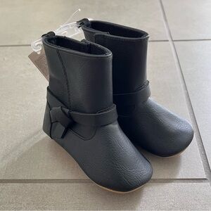 Black Baby Kids Boots Old Navy Size 5